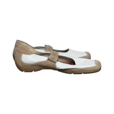 Ballerinas (Weiß, Beige) von Van Der Laan