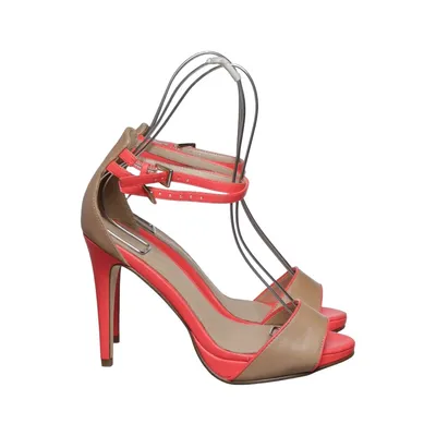 Højhælede sandaler (Pink, Brun) fra 3 Suisses Collection Polyurethan