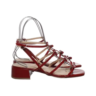 Sandales (Rouge) de Bocage Cuir