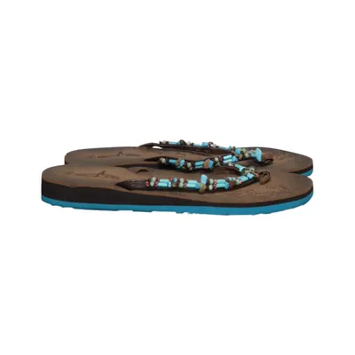 Tongs (Marron, Multicolore) de Bluefin Polyuréthane