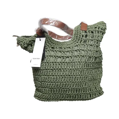 Shoulder-bag (Green, Brown) from Suri Frey Cotton, Polyester