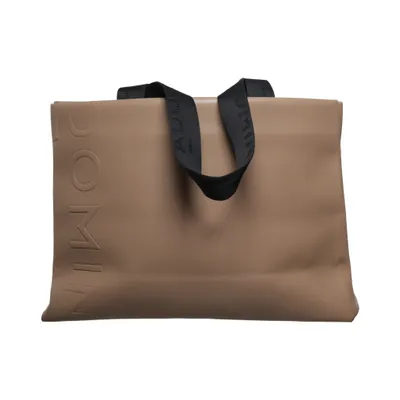 Handväska (Beige, Svart) från Adolfo Dominguez Polyester, Polyuretan