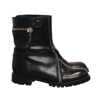 Ankle boots (Skull Zip Around Boots) from Alexander McQueen Leather