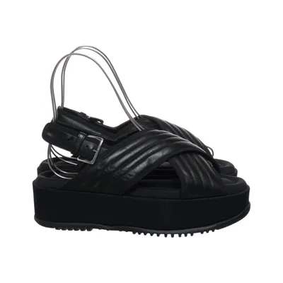 Sandales (Noir) de Marni Cuir