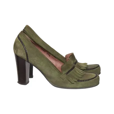 Loafers (Green) from Janet & Janet Leather