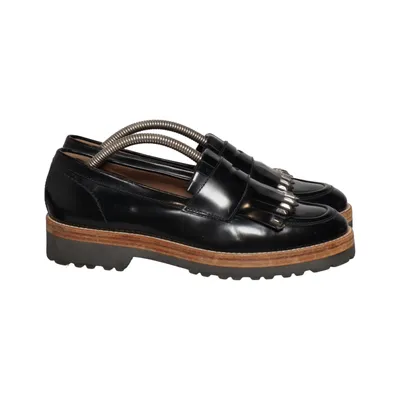 Loafers (Zwart) van Pertini Leer