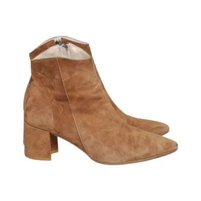 Bottes à talons (Marron) de Darling Harbour Cuir