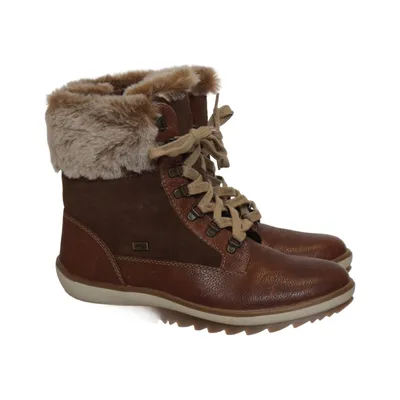 Schnürstiefel (Braun) von Rieker Leder
