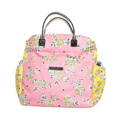 Schoudertas (Roze, Geel, Meerkleurig) van Designers Guild Katoen, Leer, Polyester