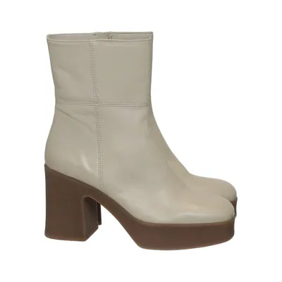 Heeled boots (Beige, Brown) from Sweet Lemon