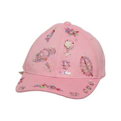 Casquette de baseball (Rose, Multicolore) Polyester