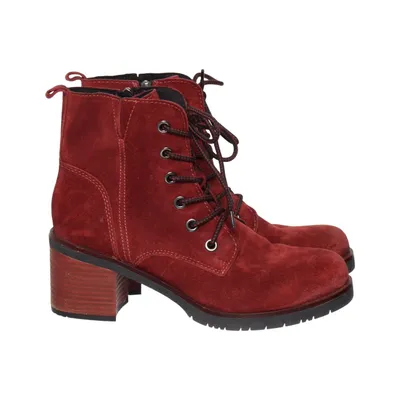 Bottes à lacets (Rouge) de Marco Tozzi