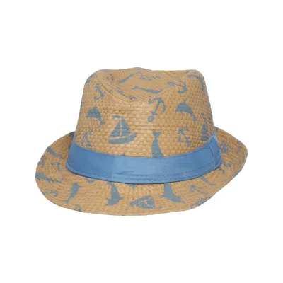 Fedora hoed (Beige, Blauw, Meerkleurig)