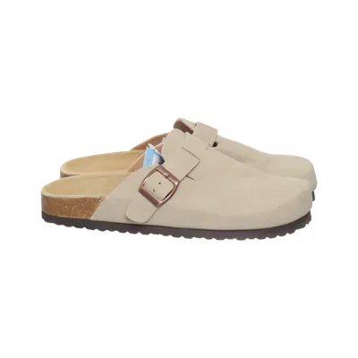 Pantoletten (Beige) von Alyssa Leder