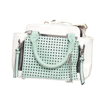 Shoulder-bag (White, Green) from Limited Edition by Atmosphere