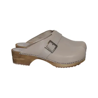 Klompen (Beige) van Sanita Leer