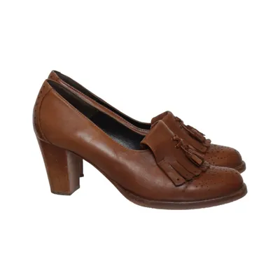 High heels (Brown) from Zinda Leather