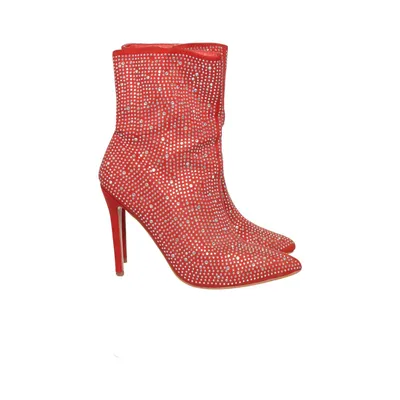 Bottes à talons (Rouge) de Sergio Todzi
