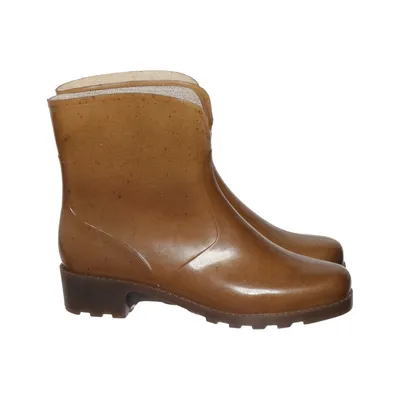 Low rubber boots (Brown)