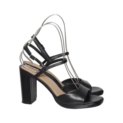 High heel sandals (Black) from Another A Leather