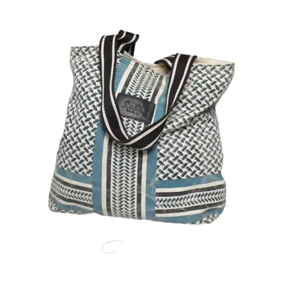 Sac en toile (Bleu, Blanc, Noir) de Lala Berlin Coton