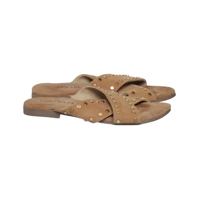 Sandales (Marron) de Lazamani Cuir