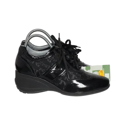 Wedges (Black) from Nero Giardini Leather