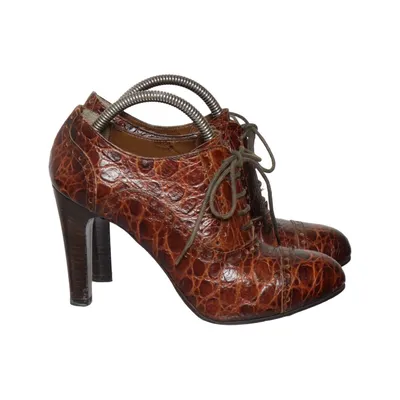 Heeled boots (Brown) from Alto Gradimento Leather