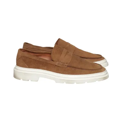 Loafers (Bruin) van Sacha Leer