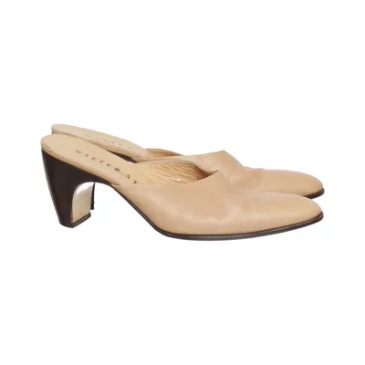 Mules (Beige) from Walter Steiger Leather