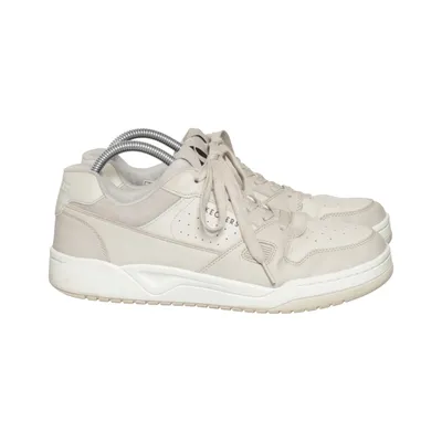 Trainingsschoenen (Beige) van Skechers Leer