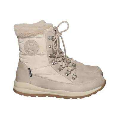 Bottes à lacets (Beige) de Linear of Sweden