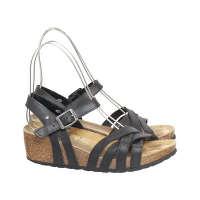 Wedges (Black) from Nelson Leather