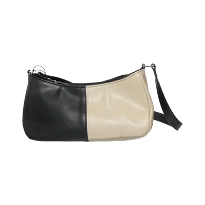 Shoulder-bag (Black, Beige) from Monki Polyester, Polyurethane