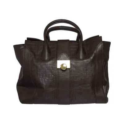 Handtas (Bruin) van Silvio Tossi