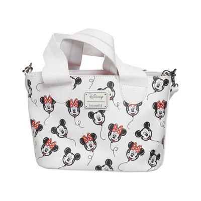 Handväska (Vit, Svart, Röd) från Loungefly Polyester