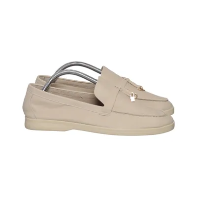Loafers (Beige) from Lucky Shoes