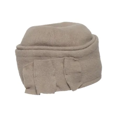 Pillbox hat (Brown) from Seeberger Wool