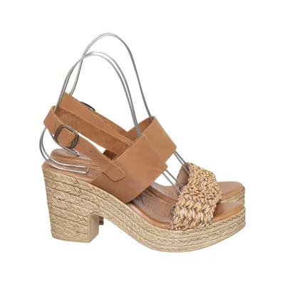 Wedges (Brown) from Chika10 Leather