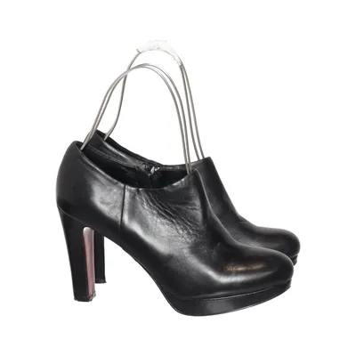 Bottes à talons (Noir) de Helen Billkrantz Cuir