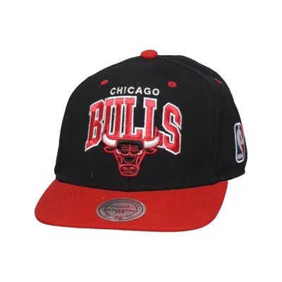 Casquette de baseball (Noir, Rouge) de Mitchell & Ness