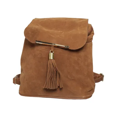 Rygsæk (Brun) fra Accessoires Polyester, Polyurethan