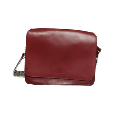 Shoulder-bag (Red, Black, White) from O My Bag Leather, Organic cotton