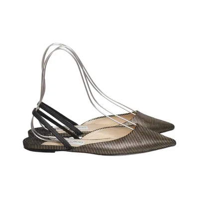 Sandals (Black, Gold) from Jimmy Choo