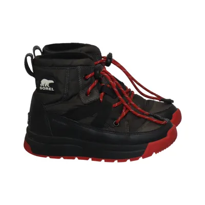 Schnürstiefel (Schwarz, Rot) von Sorel Kunstpelz