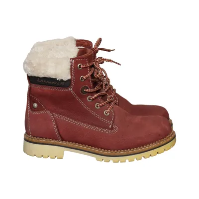 Laced boots (Red) from Landrover Leather