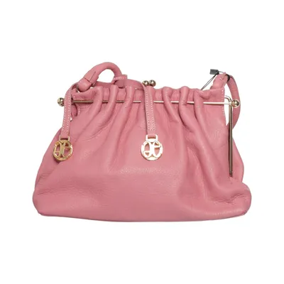 Handbag (Pink, Beige) from Elégance
