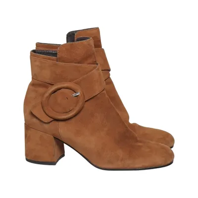 Bottes à talons (Marron) de Andrea Puccini Cuir