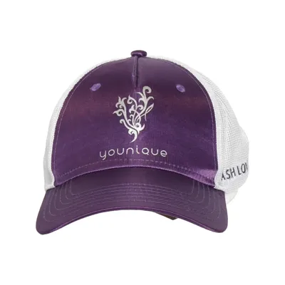 Truckerkeps (Lila, Vit) från Younique Bomull, Polyamid, Polyester