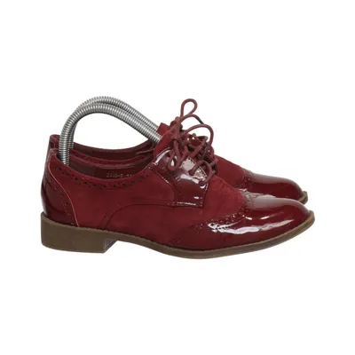 Brogue (Rood) van JM. Diamant Leer